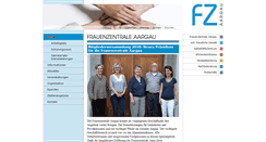 Desktop Screenshot of frauenzentrale-ag.ch