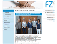 Tablet Screenshot of frauenzentrale-ag.ch
